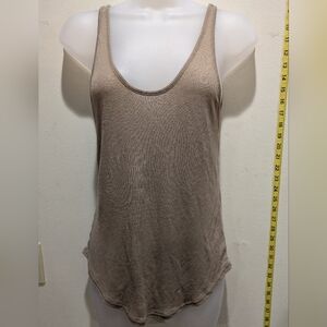 ALO Yoga Taupe Tank Top Small